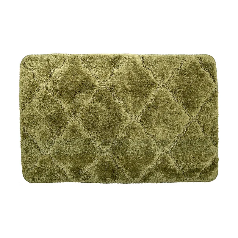 Ταπέτο Μπάνιου Microfiber Λαδί Estia 45x70εκ. 02-14896 (Ύφασμα: Microfiber, Χρώμα: Λαδί) - estia - 02-14896