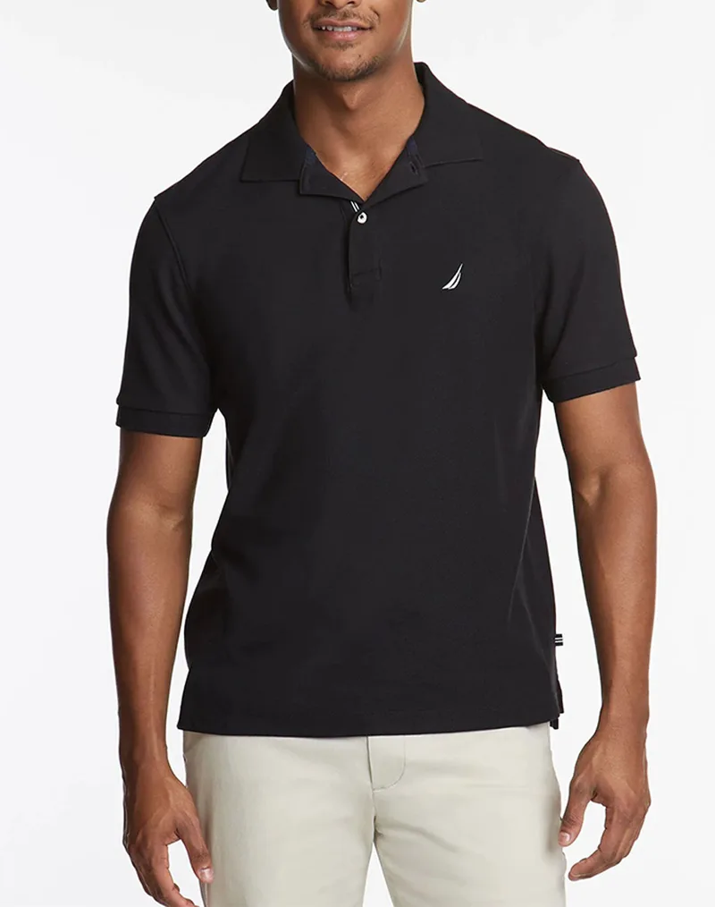 NAUTICA ΜΠΛΟΥΖΑ ΠΟΛΟ ΚΜ Cabin Polo Shirt 3NCN1CR0110-011 Black