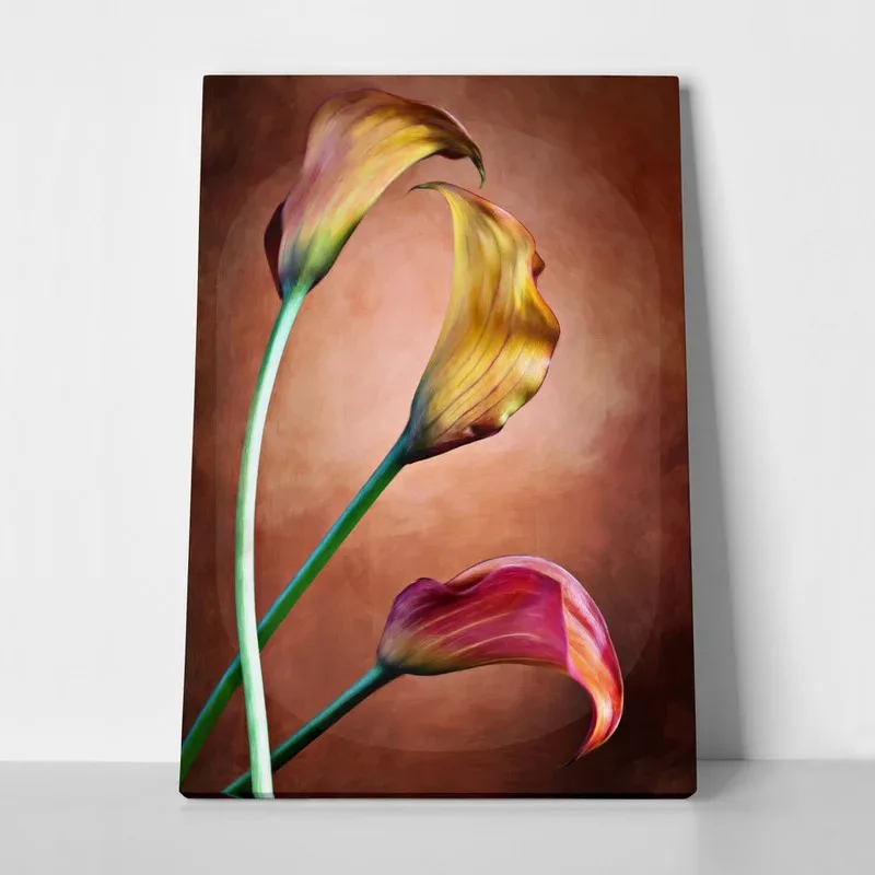 OUTLET Πινακας σε καμβά ELEGANT FLOWERS 100cm x 140cm