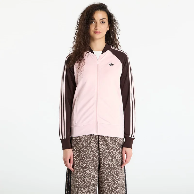 Φούτερ adidas Sst Classic Track Top Sandy Ροζ/ Aurora Coffee S