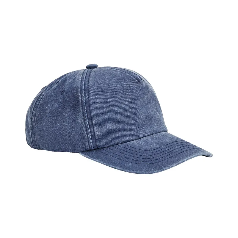 Χαλαρό Πεντάφυλλο Vintage Καπέλο Beechfield B657 Vintage Denim