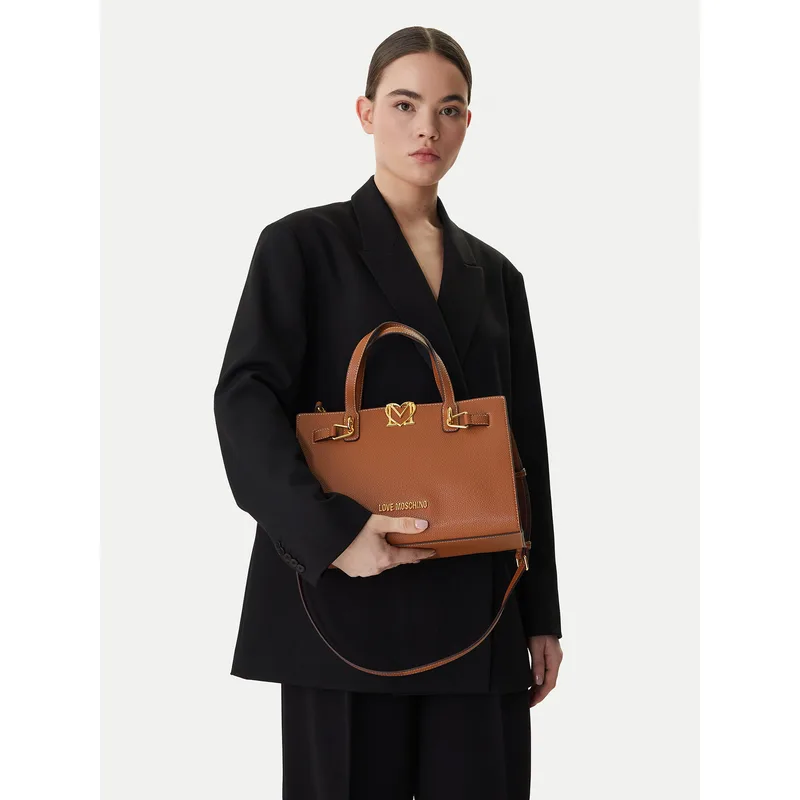 Τσάντα LOVE MOSCHINO JC4126PP1OLM0200 Καφέ