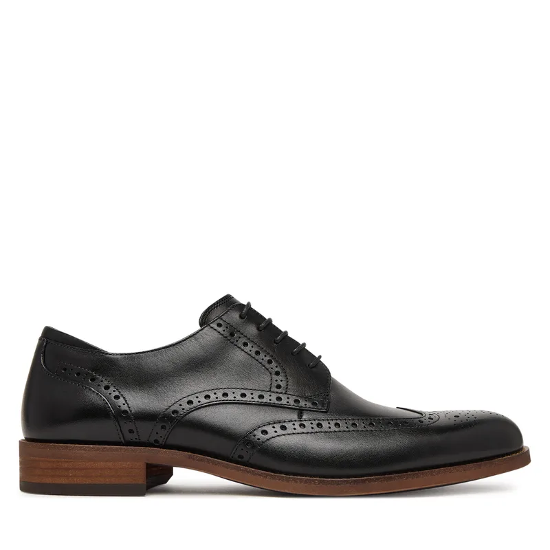 Κλειστά παπούτσια Clarks CraftRemi Tip 26186390 Μαύρο