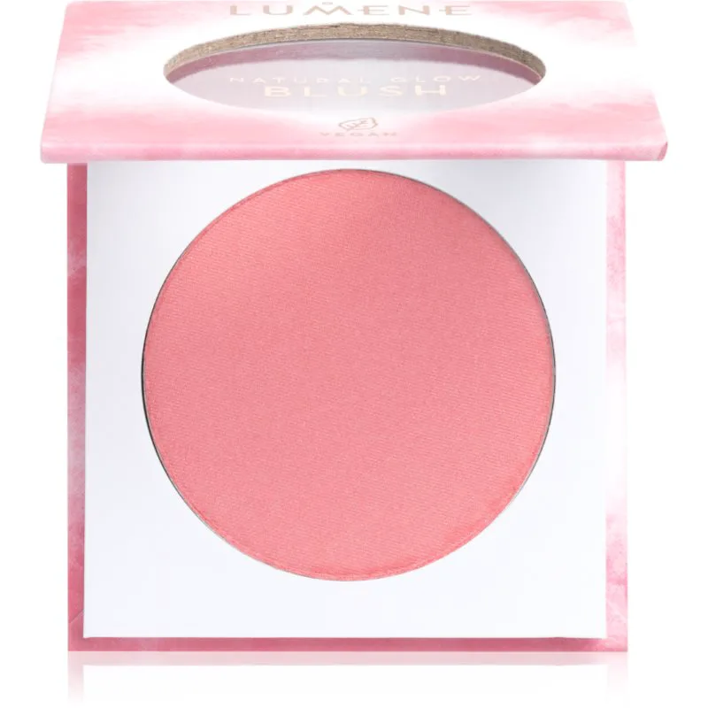 Lumene Natural Glow πουδρέ ρουζ απόχρωση 2 Berry Glow 4 γρ