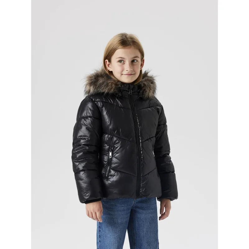 Μπουφάν puffer κορίτσι name it-13243684-Black