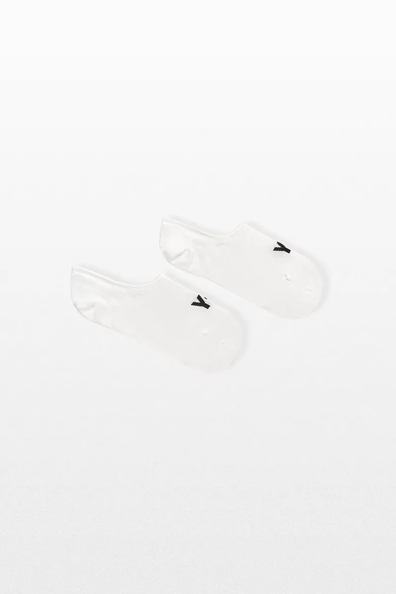 Y-3 Ανδρικό Λευκό No Show Socks
