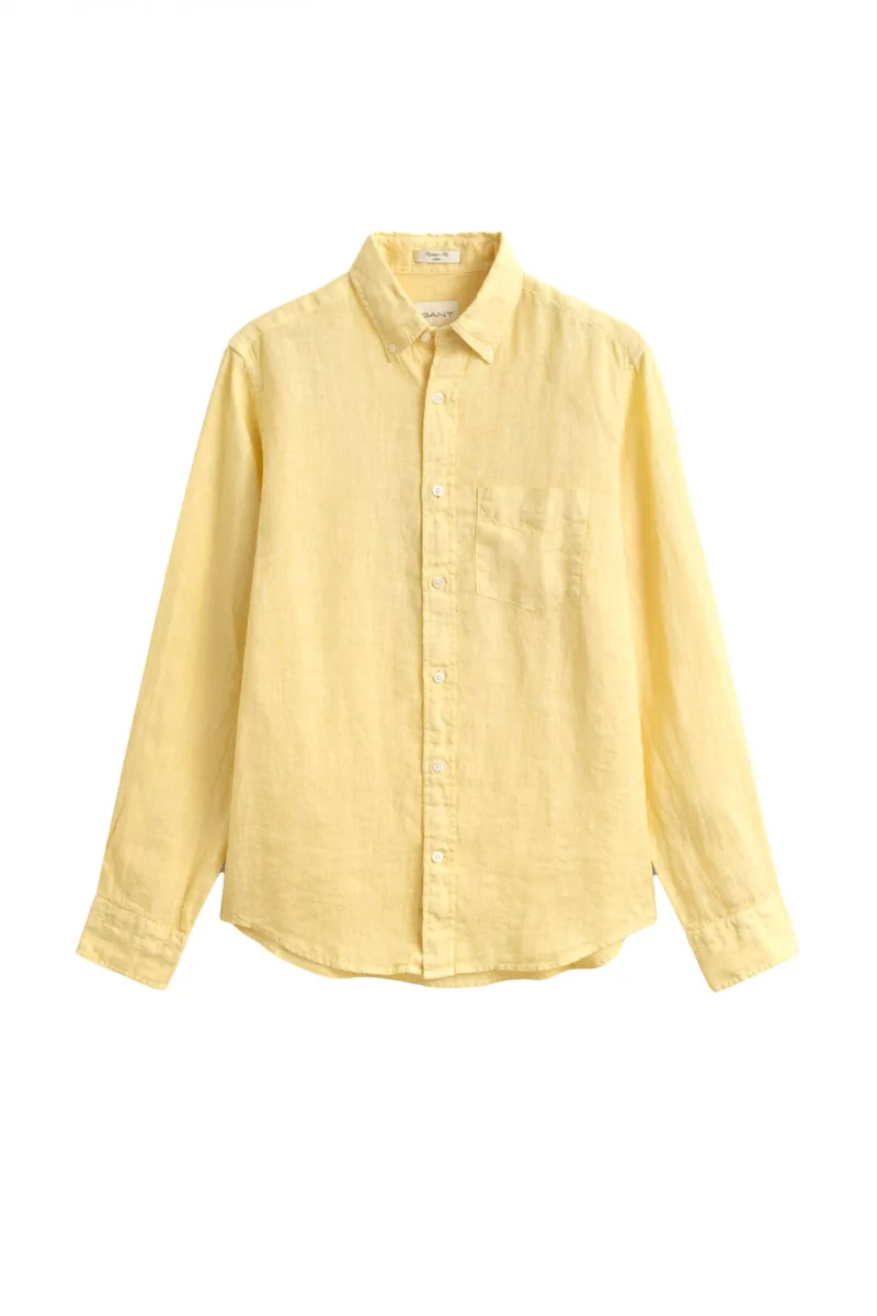 GANT ΠΟYΚΑΜΙΣΟ ΜΜ 700 DUSTY LIGHT YELLOW ΛΙΝΟ ΚΙΤΡΙΝΟ
