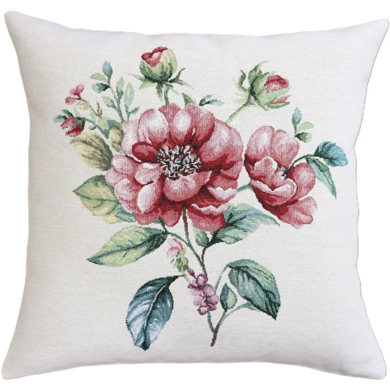 Διακοσμητική Μαξιλαροθήκη 45x45 Dimeco Luna White