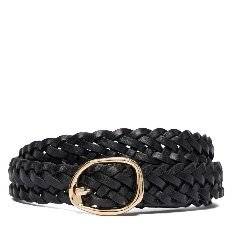 Ζώνη Tommy Hilfiger Th Sculpt 2.0 Woven AW0AW18696 Μαύρο