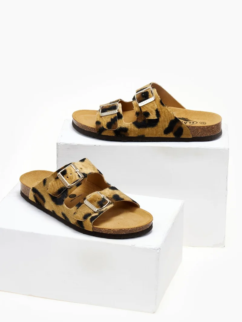 Plakton Sandals Synthetic Ponyskin - 180010 (AFRICA) - Animal