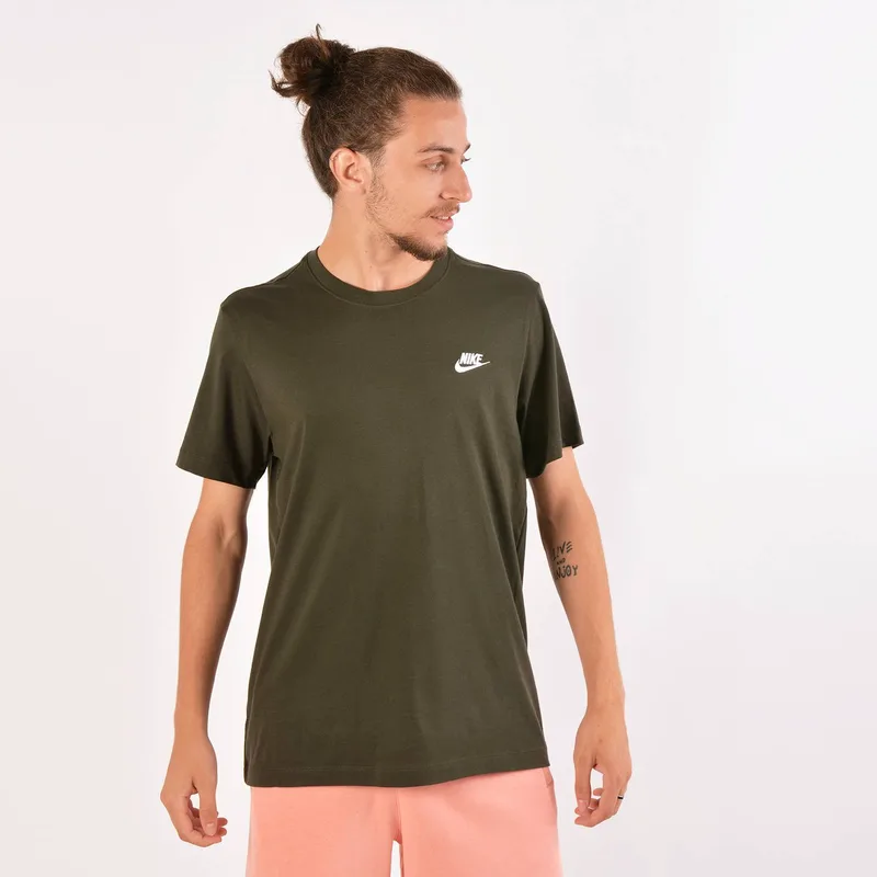 Nike Club Embroidered Tee - Ανδρική Μπλούζα (9000034695_31793)