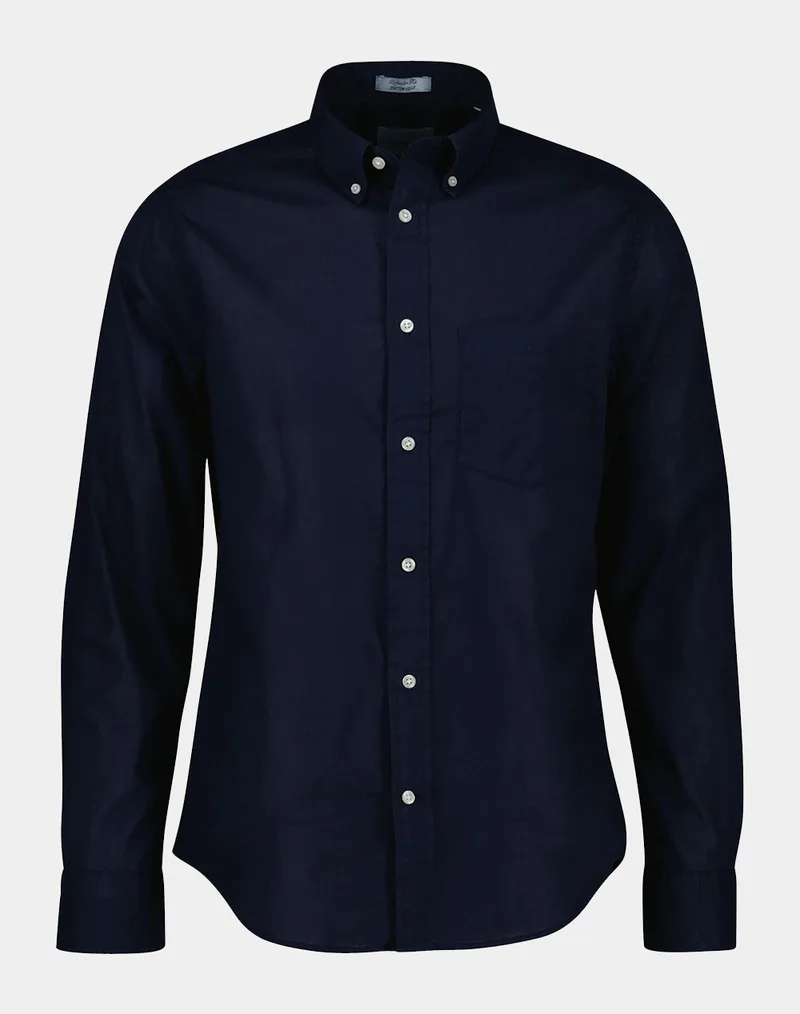 GANT ΠΟΥΚΑΜΙΣΟ ΜΜ REG GMNT DYED COTTON VOILE SHIRT 3G3260065-433 DarkBlue