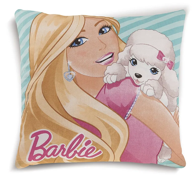 Μαξιλάρι Διακοσμητικό Micro 40x40εκ. Barbie 08 Digital Print Disney Dimcol (Ύφασμα: Microfiber) - Disney - 2120632600200899