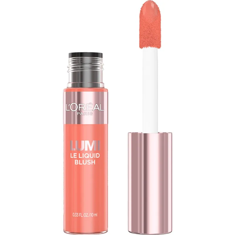 L'Oreal Paris Lumi Le Liquid Blush Υγρό Ρουζ με Λαμπερό Χρώμα Κατάλληλο για Ευαίσθητο Δέρμα 11ml - 625 Glowy Χρυσό Ροζ