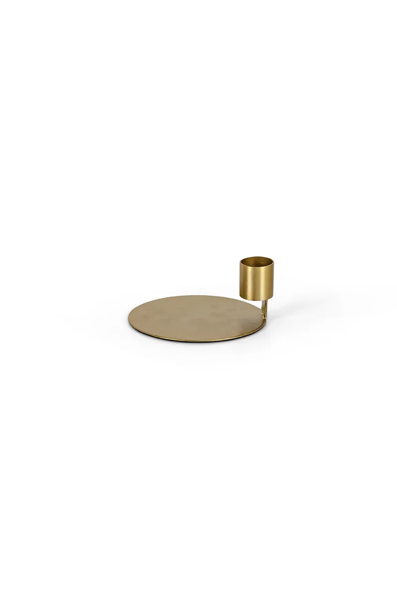 Coincasa κηροπήγιο μεταλλικό μονόχρωμο 5 cm - 007281552 Χρυσό