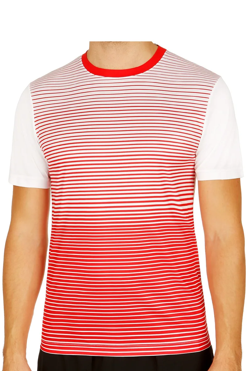 Μπλούζα Κοντομάνικη Wilson Team Striped Crew WRA769704-00 Ανδρικό