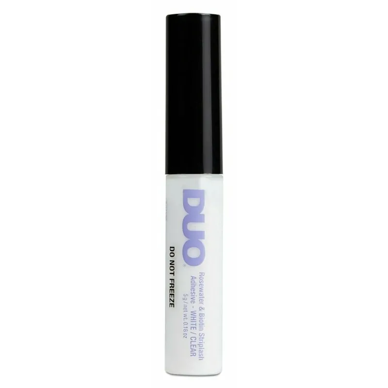 Duo Rosewater & Biotin Striplash Adhesive - White/Clear (5g)
