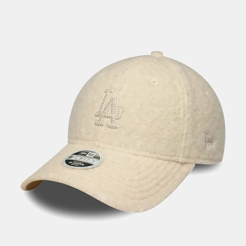NEW ERA WOMEN'S LA DODGERS MLB WINTER BORG 9FORTY M-CROWN ADJUSTABLE CAP ΜΠΕΖ