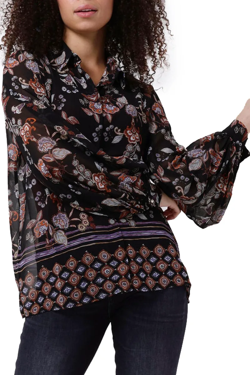 Πουκάμισο Μακρυμάνικο Liu Jo Georgette Stampata WF2344T3261-R9419 Γυναικείο
