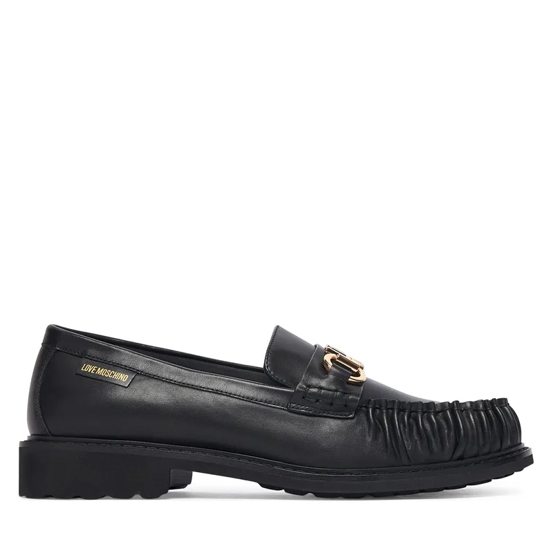 Μοκασίνια LOVE MOSCHINO JA10063G1PIA0000 Μαύρο