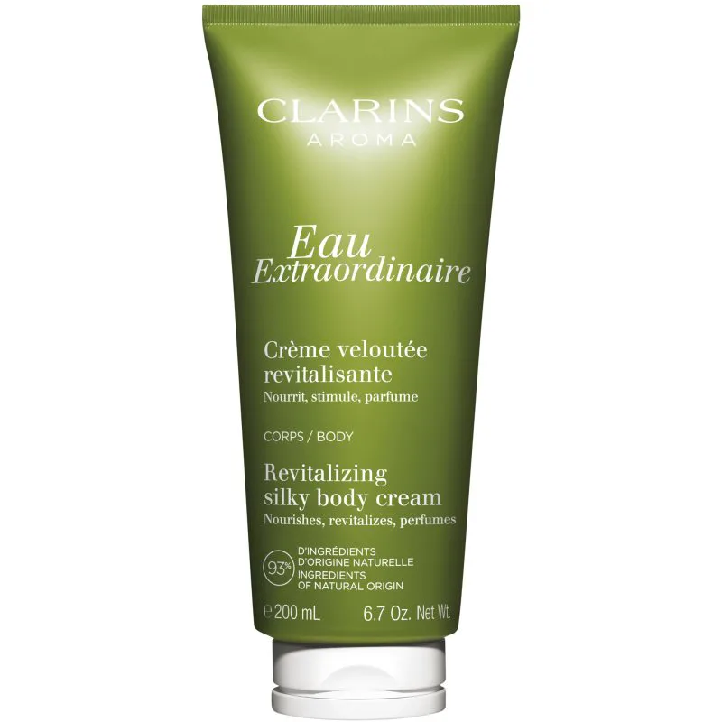Clarins Eau Extraordinaire Revitalizing Silky Body Cream θρεπτική κρέμα για το σώμα για μικτό έως λιπαρό δέρμα 200 ml