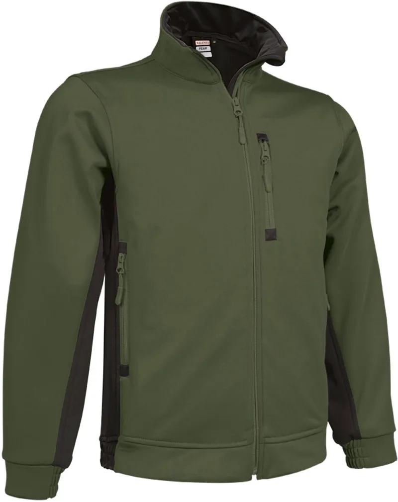 Μπουφάν Softshell PEAK Valento CQVAPEAKN Military Green-Black