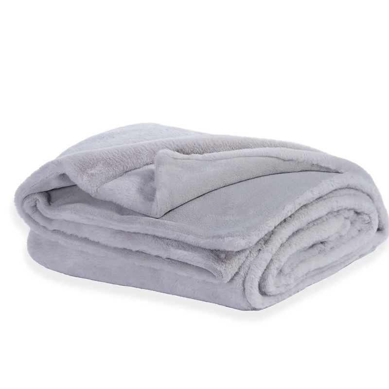 Κουβέρτα Βελουτέ Υπέρδιπλη 240X220 Nef Nef Warmer Silver (240x220)
