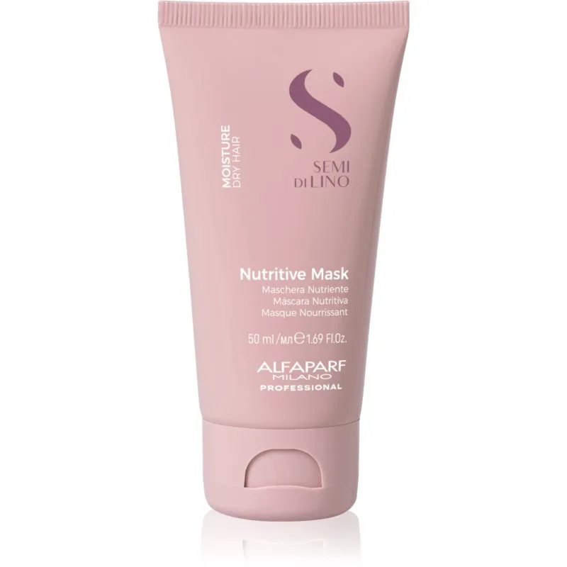 Alfaparf Milano Semi di Lino Moisture ενυδατική μάσκα για ξηρά μαλλιά 50 ml