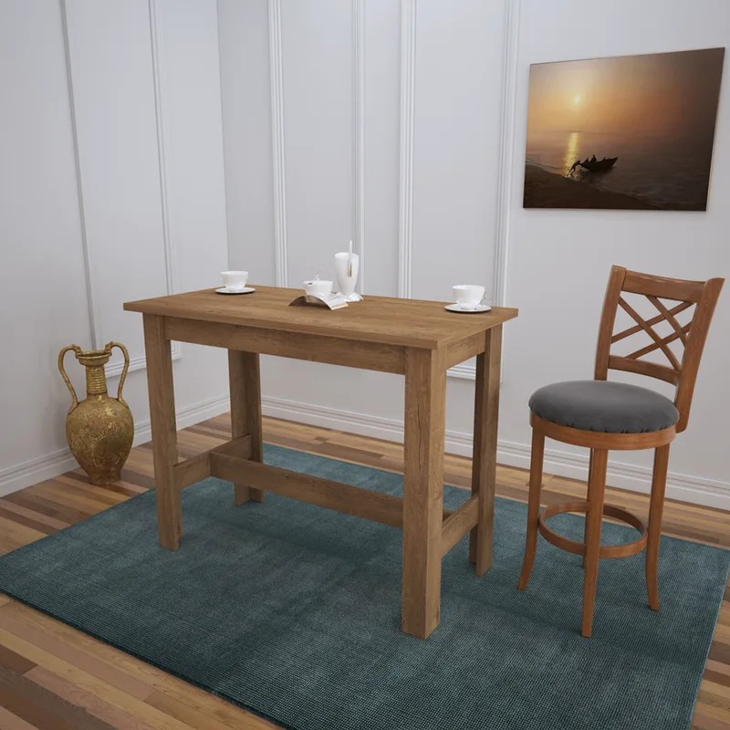 Τραπέζι Τραπεζαρίας Barra - Caucasian Oak 801Cmy2943 (120x93x60 cm)