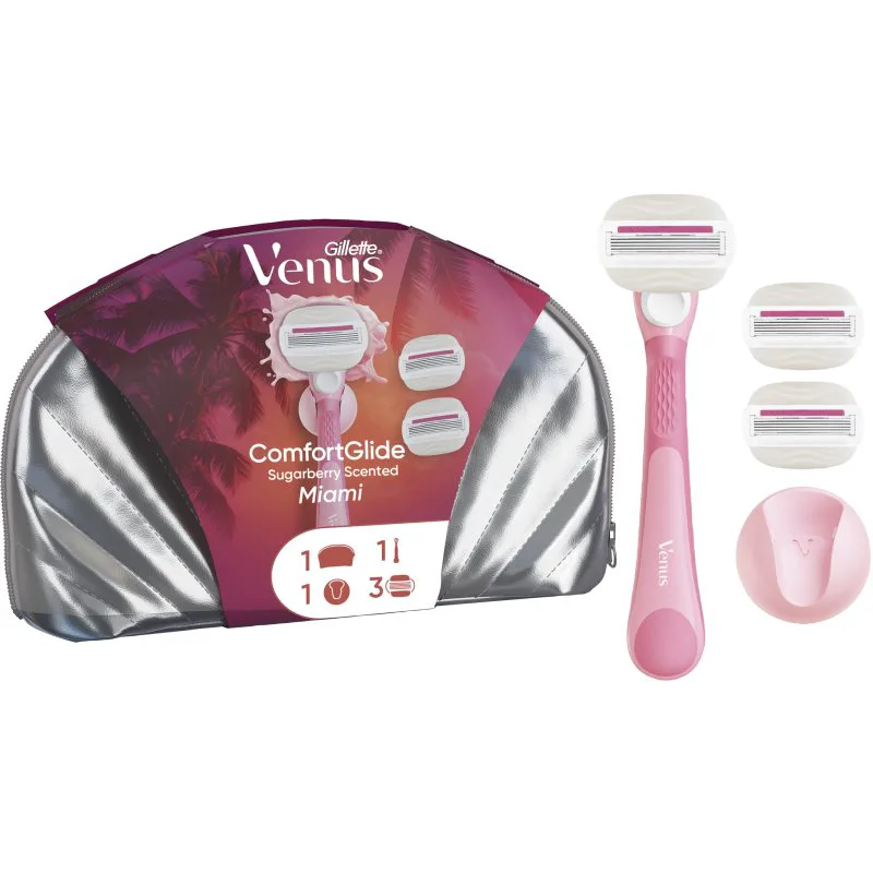 Gillette Venus Comfortglide Sugarberry Miami Gift Set σετ δώρου για γυναίκες