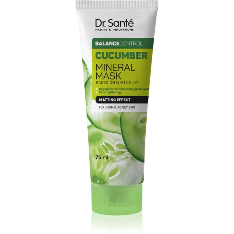 Dr. Santé Sebocontrol Cica + Zinc + AHA μάσκα προσώπου για μικτή και λιπαρή επιδερμίδα 75 ml