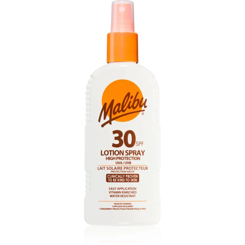 Malibu Lotion Spray High Protection αντηλιακό σπρέι SPF 30 200 ml