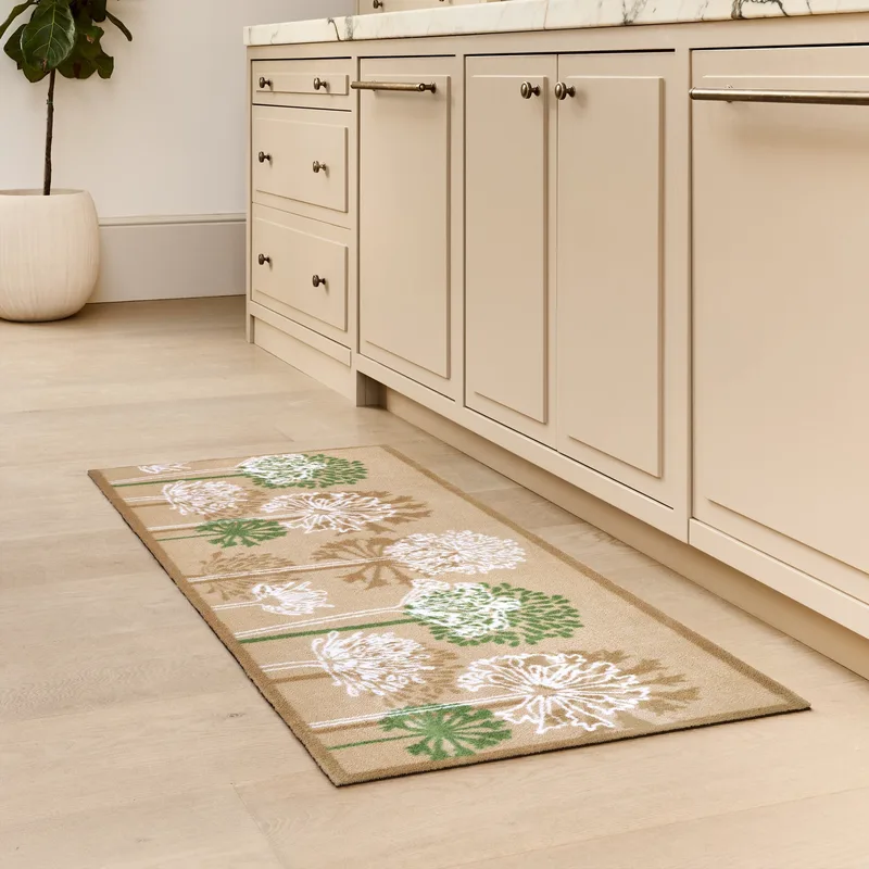 Dandelions Beige Washable Runner
