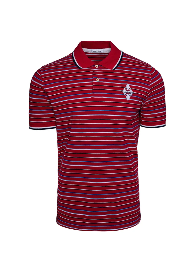 Burlington Polo Μπλούζα της σειράς Pique - 60276 136 8601 Red