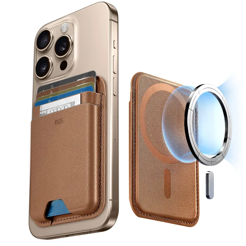 ESR MagSafe Magnetic Wallet Boost Caramel Brown