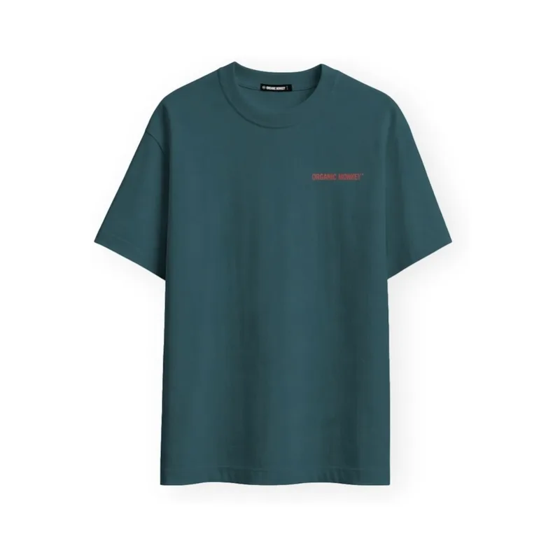 T-shirt με κοντά μανίκια Organic Monkey The One T-Shirt - Petrol