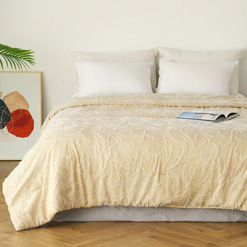 Κουβερλί Υπέρδιπλο 220X240 Melinen Kira Μπεζ (220x240)