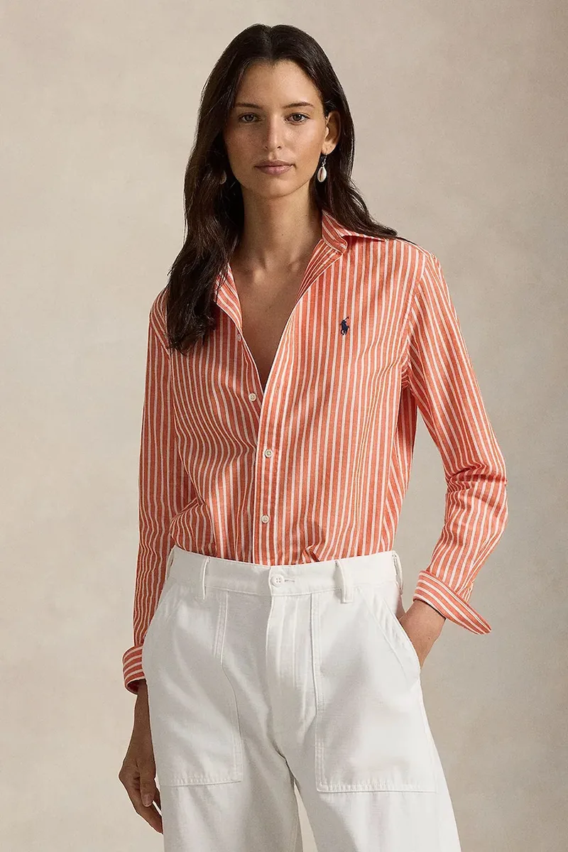 Πουκάμισο με προσθήκη λινού Polo Ralph Lauren