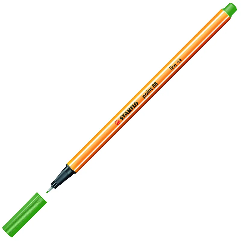 ΜΑΡΚΑΔΟΡΟΣ STABILO POINT 88/43 ΑΝΟΙΧΤΟ ΠΡΑΣΙΝΟ 0.4mm