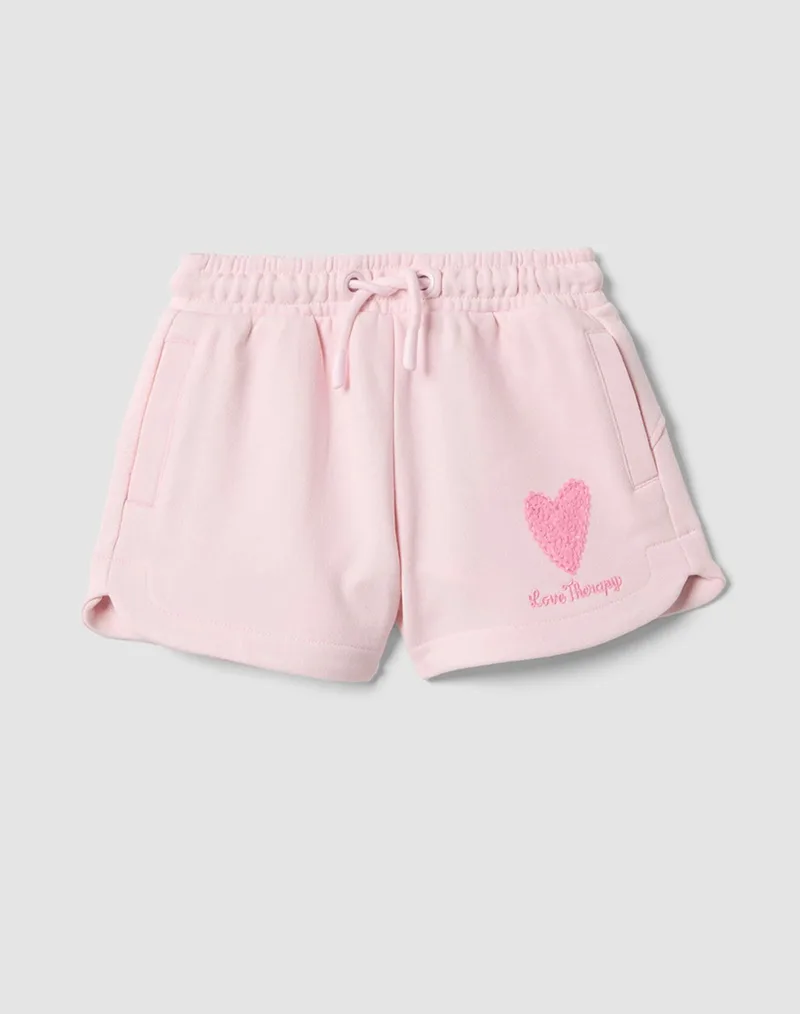 OVS SHORT W/HEART 2604026-PINK Ροζ