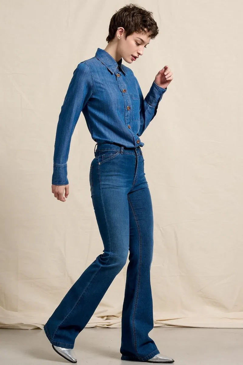 ΠΑΝΤΕΛΟΝΙ JEAN ΚΑΜΠΑΝΑ DENIM