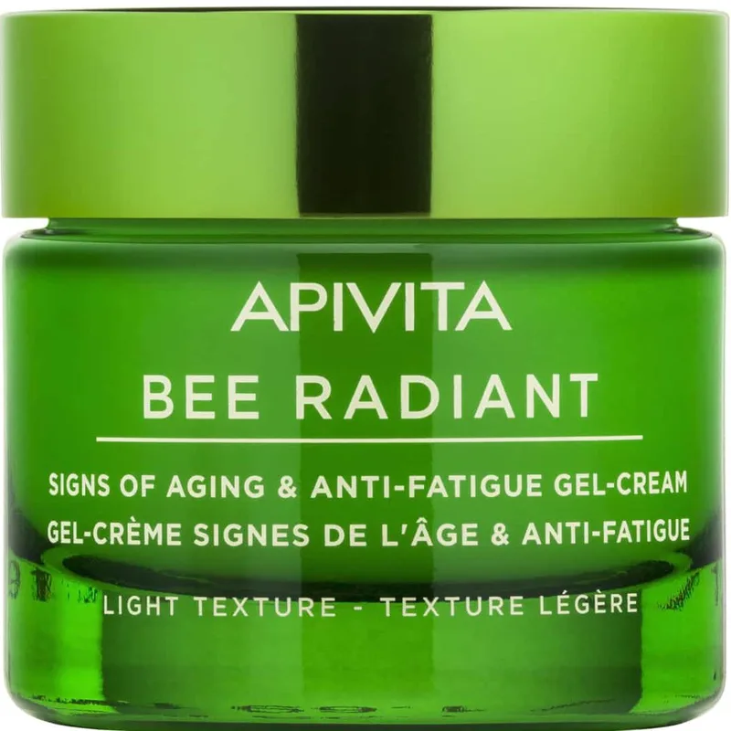 Apivita Bee Radiant Light Texture Gel-Cream Αντιγηραντική Κρέμα-Gel Προσώπου Ελαφριάς Υφής 50ml