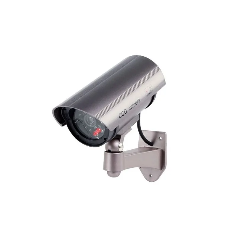 Ομοίωμα ψεύτικη κάμερα ασφαλείας security με LED φωτισμό