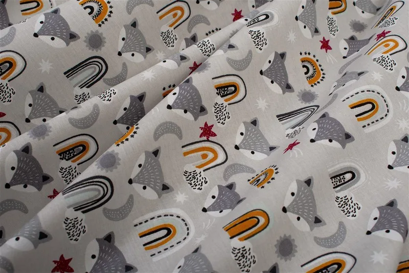 Σεντόνι Λίκνου Dimcol Fox 527 80x110 Grey