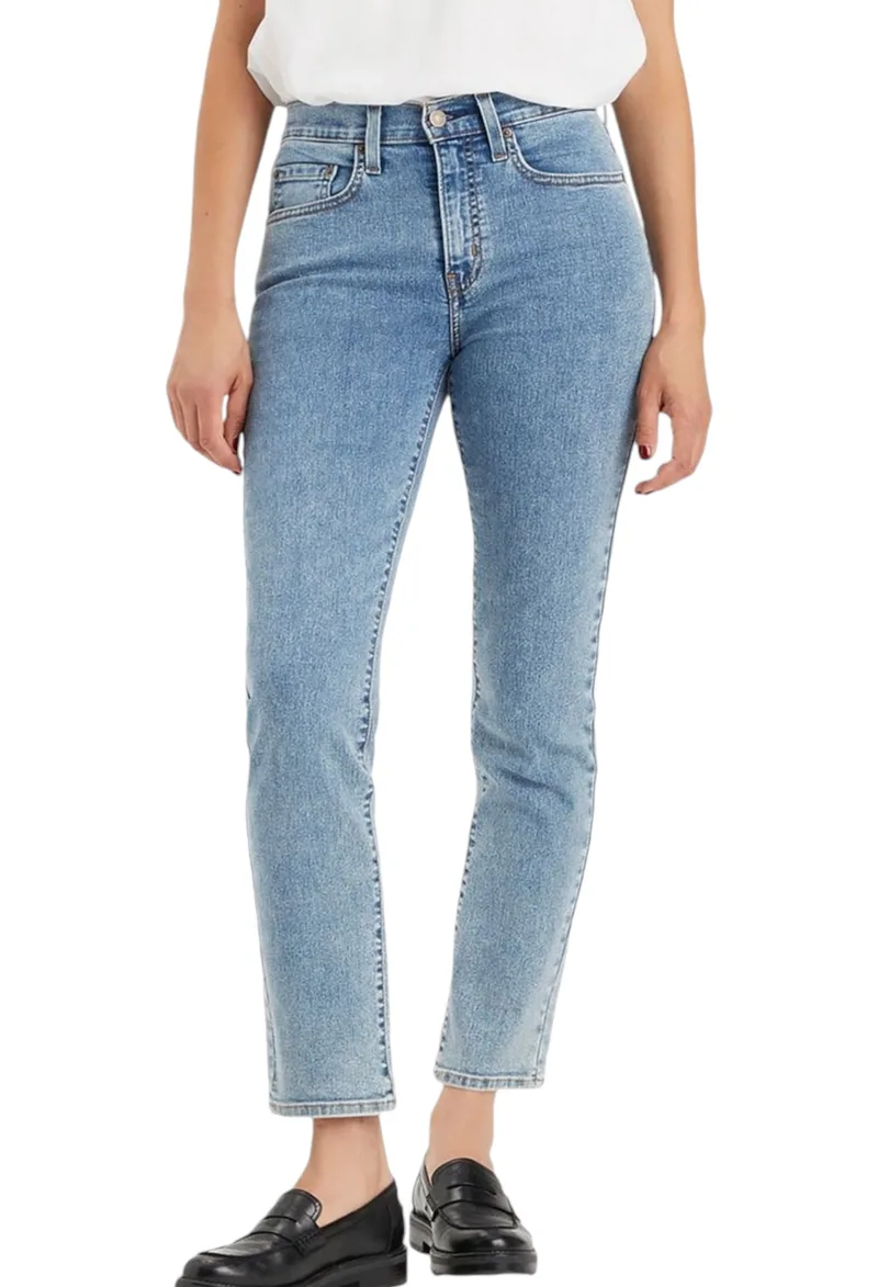 Παντελόνι Jean Levi's Denim 724 High Rise Straight 188830276-76 Γυναικείο