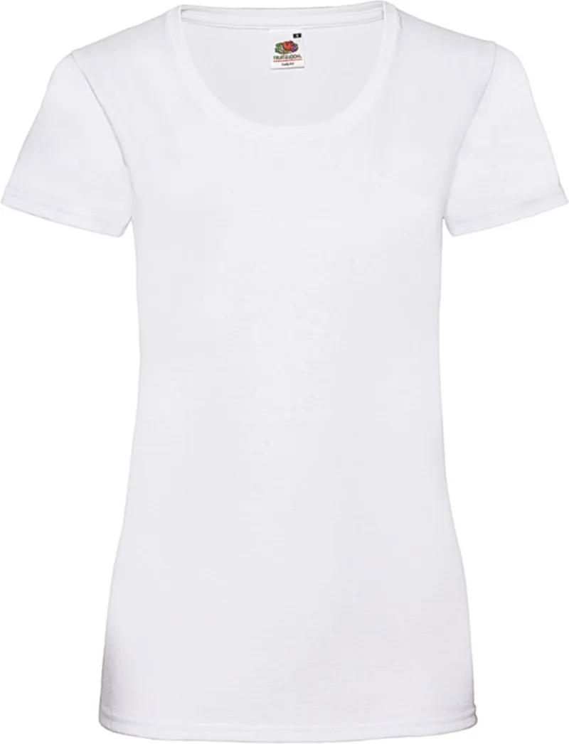 Lady-Fit Valueweight T Fruit of the Loom 61-372-0 White