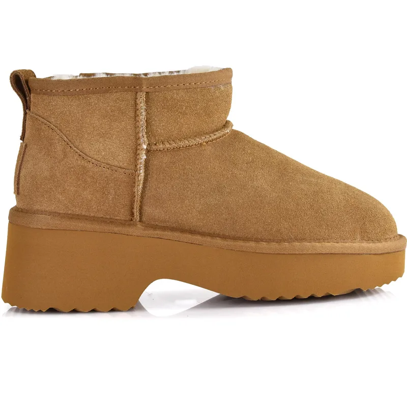Καμελ δερμάτινο Australian Boot Kelara 51304