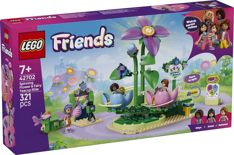 LEGO® Friends Spinning Flower & Fairy Teacup Ride (42702)