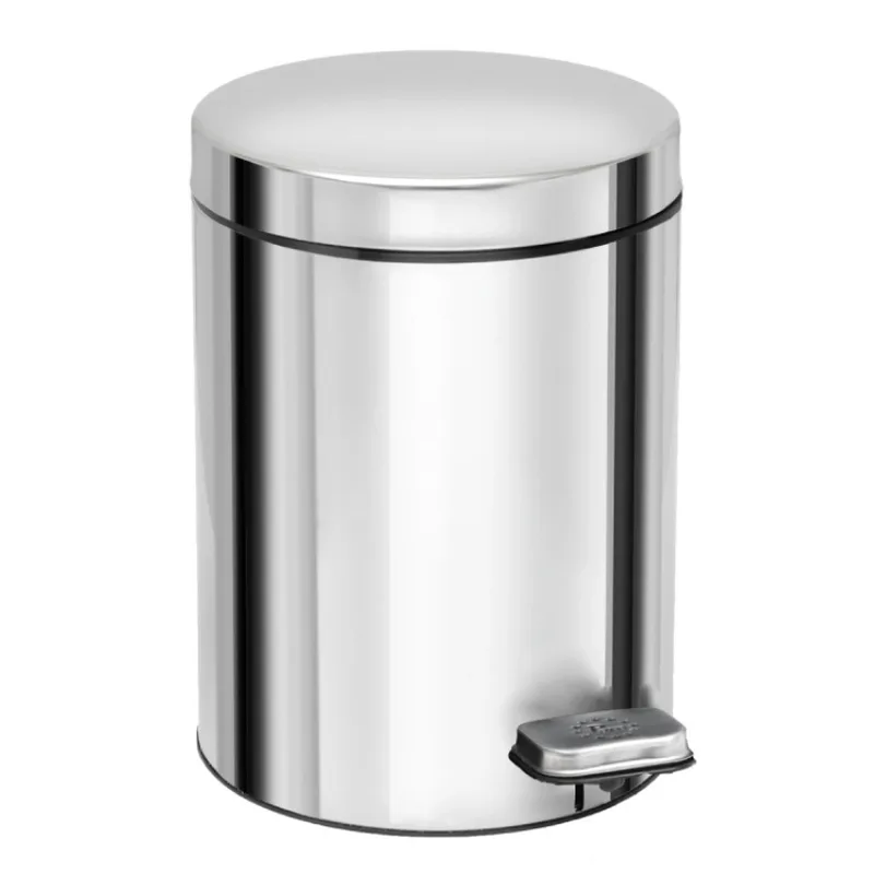 Χαρτοδοχείο 5lt Pam σειρά 00099 Inox Γυαλιστερό (20x28cm) (με Soft Close)