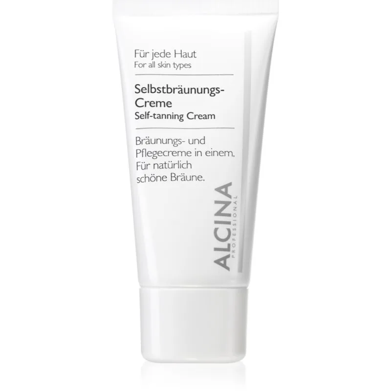 Alcina For All Skin Types κρέμα αυτομαυρίσματος για το πρόσωπο 50 ml